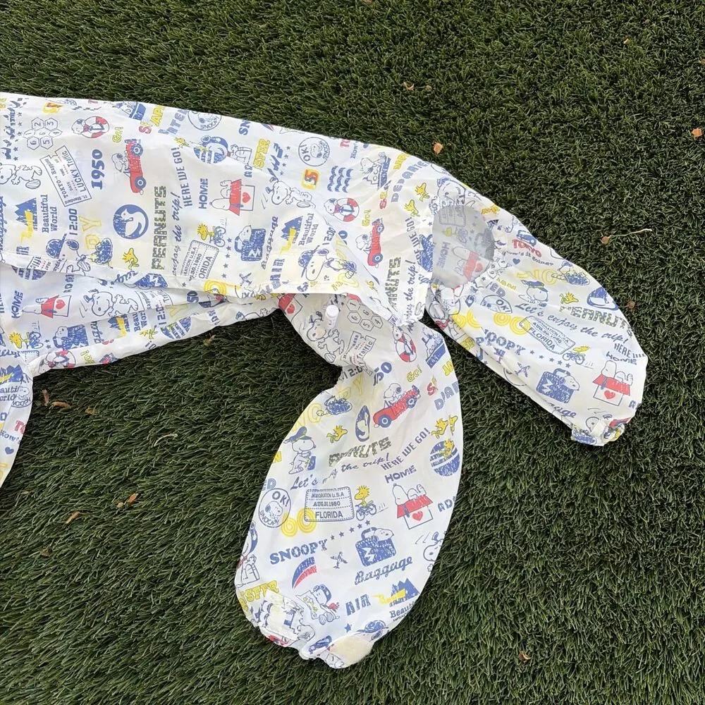Snoopy Tonkyo Dog Coat Peanuts Pet Raincoat Size Small Shiba Beagle